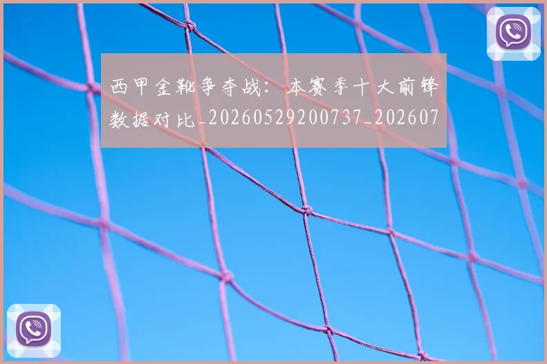 西甲金靴争夺战:本赛季十大前锋数据对比_20260529200737_20260703181937